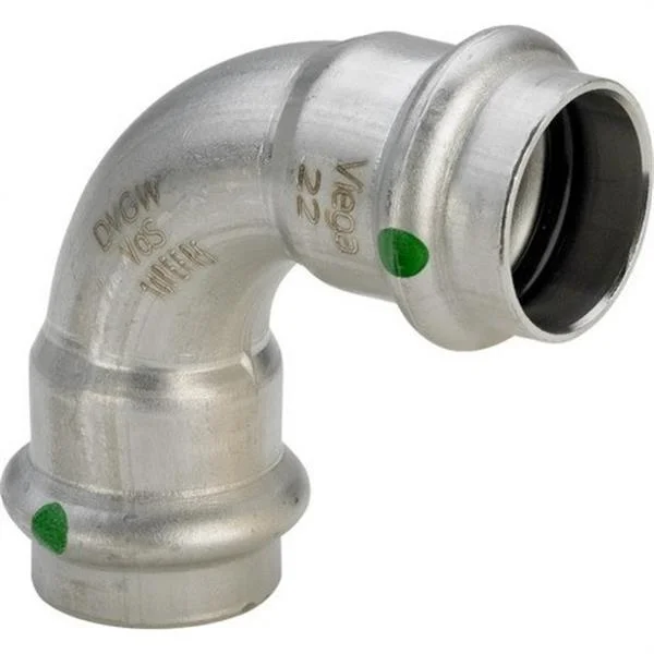 VIEGA - CURVA SANPRESS 90° 2316 DIÁMETRO  54MM ACERO INOX