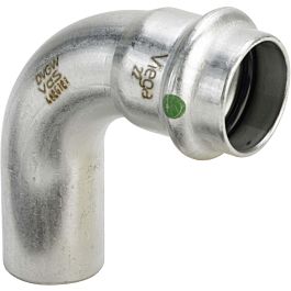 VIEGA - CURVA 90º M-F CON SC Ø35MM INOX SANPRESS