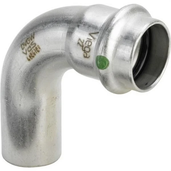 VIEGA - CORBA 90º M-F AMB SC Ø42MM INOX SANPRESS