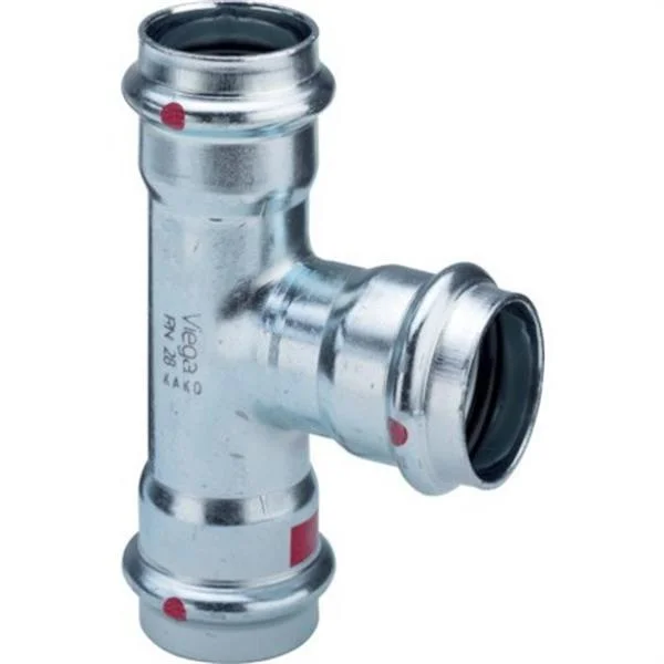 VIEGA - TE CON SC 28X18X28MM ACER GALVANIZADO PRESTABO