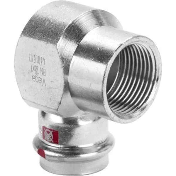 VIEGA - COLZE 90º AMB SC R-F 22X3/4" ACER GALVANITZAT PRESTABO