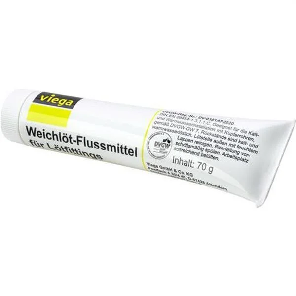 VIEGA - FUNDENT 94940 DE SOLDADURA TOVA TIPUS 3.1.1.4 (100 GR)