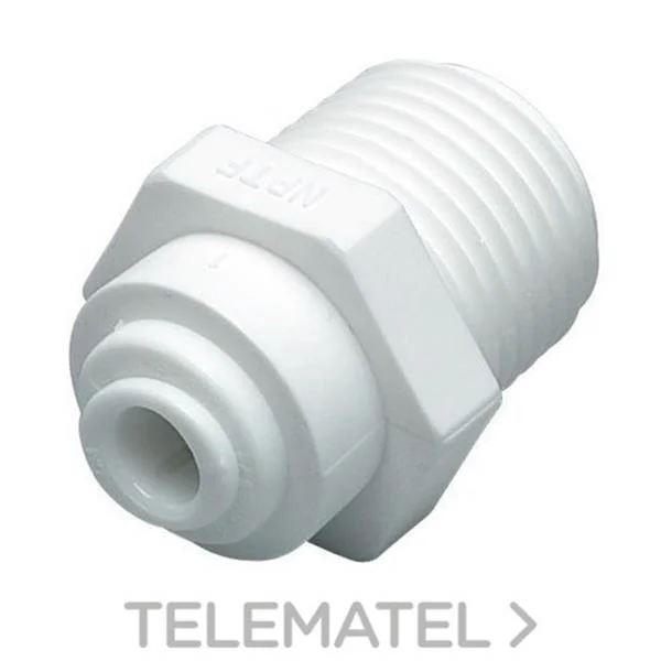 WATERFILTER - ADAPTADOR MASCLE TUB 1/4" - ROSCA 1/2"