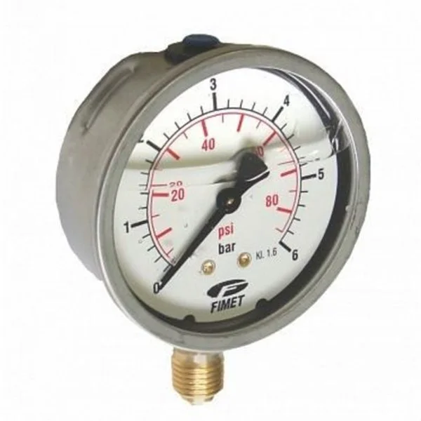 WATTS - MANOMETRO GLICERINA RADIAL D-63 1/4" 0-40 BAR