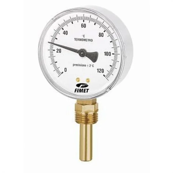 WATTS - TBR-80/VE TERMÓMETRO BIM. D-80 0-120ºC RADIAL C/VAINA 5 CM