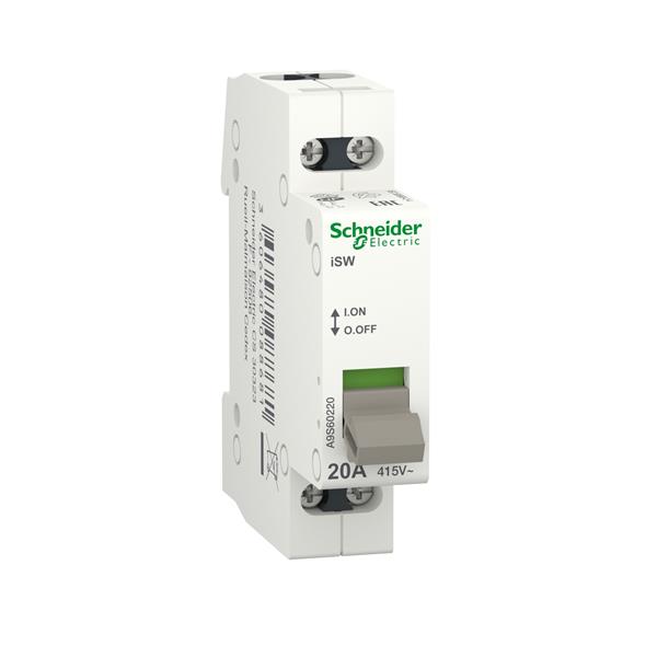 SCHNEIDER - ACTI9 INTERRUPTOR 2P 20A 415V