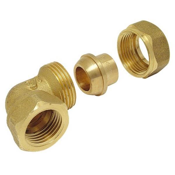 BRONZE MIXTE - FIG. 340 GCU ENLACE 3 PIEZAS H-H 18-1/2"