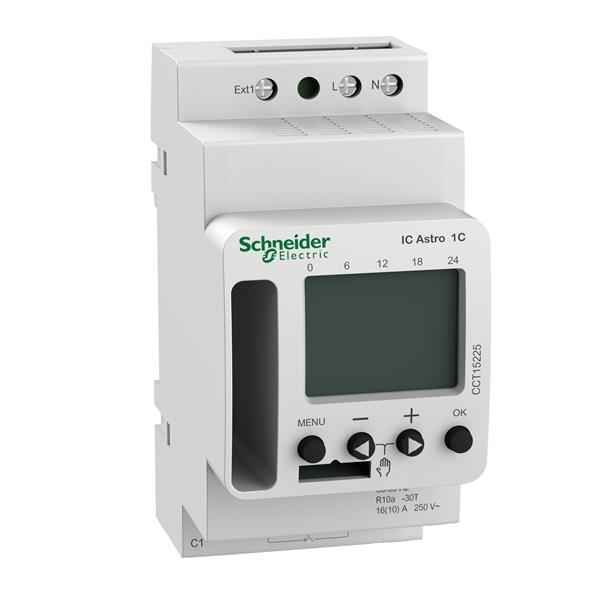 SCHNEIDER - ACTI9 INTERRUPTOR HORARI ASTRONOMIC SEMANAL 1 CANAL