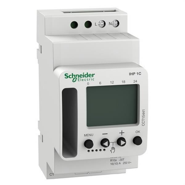 SCHNEIDER - ACTI9 INTERRUPTOR HORARIO PROGRAMABLE DIGITAL 2,5 MÓDULOS 16A