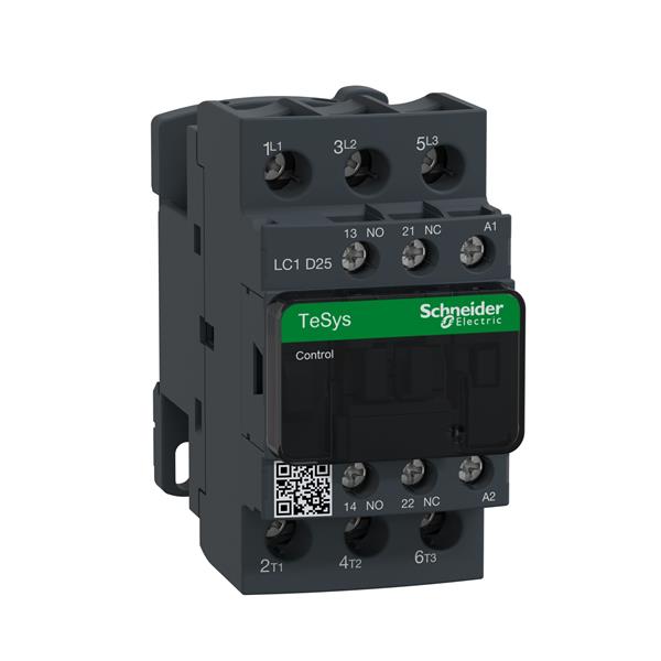 SCHNEIDER - TESYS CONTACTOR 25A 1NA/1NC 230V 50/60HZ