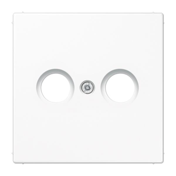 JUNG - PLACA TV/FM BLANC ALPI REF. LS990TVWW