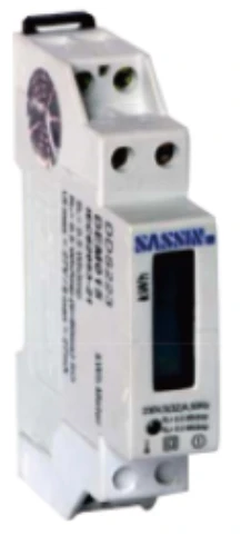 SASSIN - 3SDEM COMPTADOR ENERGIA 30A 1 MODUL 6+1 DIGITS MONOFASIC